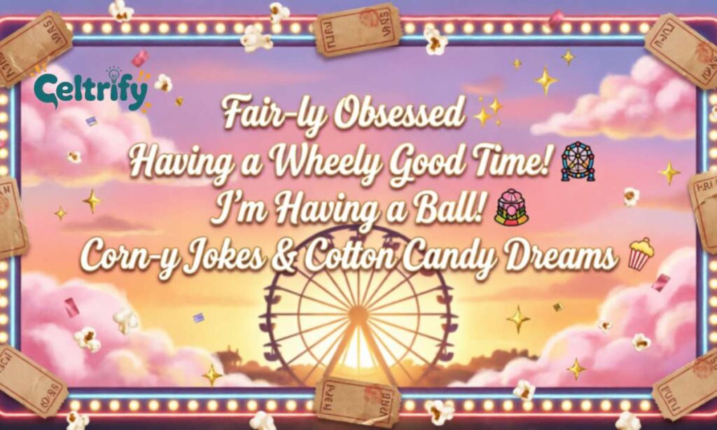 Clever Fair Puns for Instagram