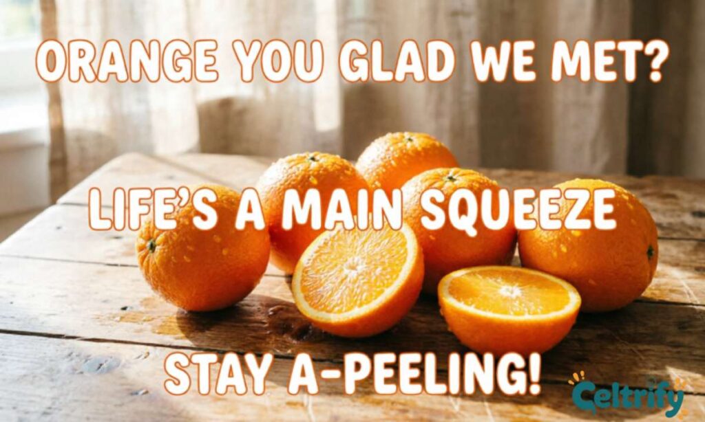 Short Funny Orange Puns