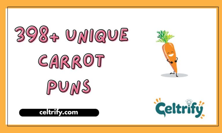 398+ Unique Carrot Puns