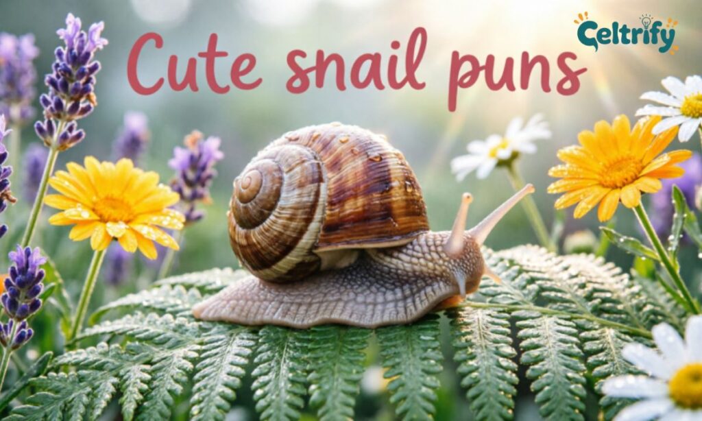 Cute snail puns