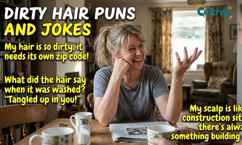 Dirty Hair Puns and Jokes