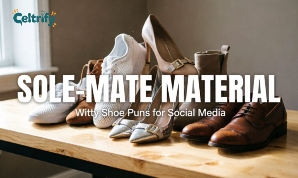 Witty Shoe Puns for Social Media