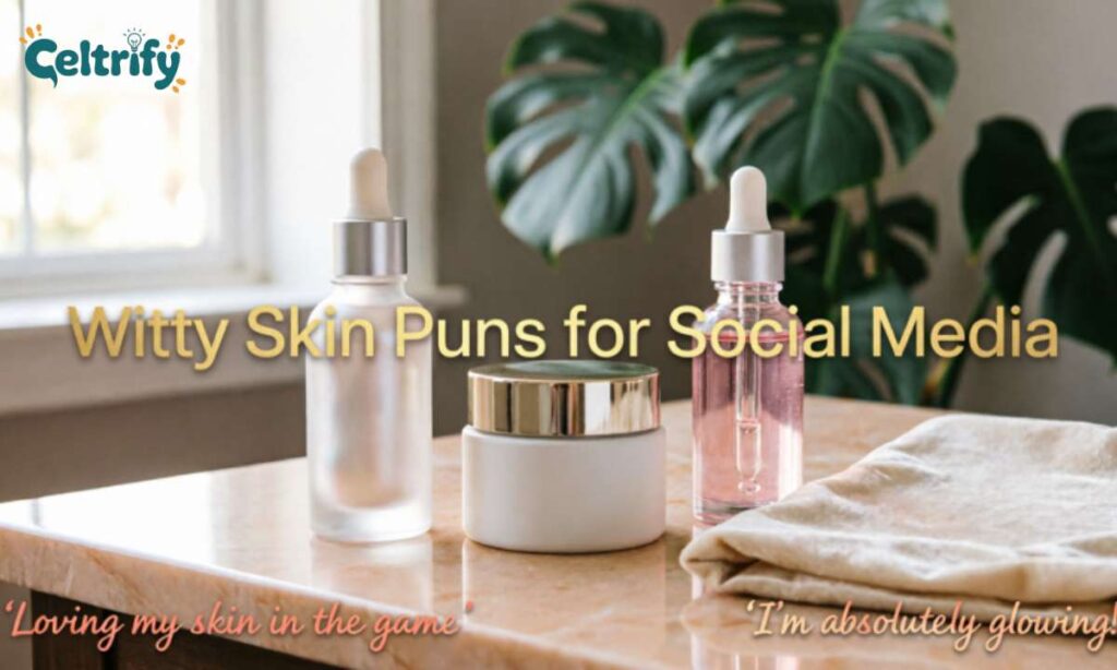 Witty Skin Puns for Social Media