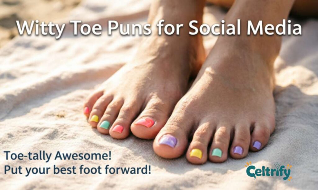 Witty Toe Puns for Social Media