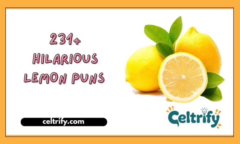 231+ Hilarious Lemon Puns That Will Instantly Zest Your Day