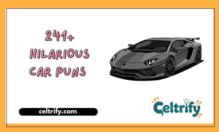 241+ Hilarious Car Puns That'll Drive You to Laugh Out Loud
