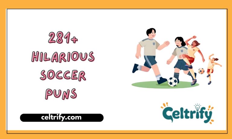 281+ Hilarious Soccer Puns That Score Every Time