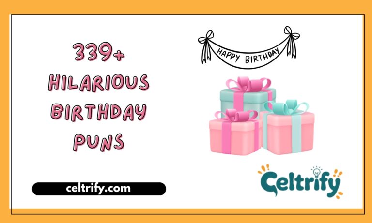 339+ Hilarious Birthday Puns