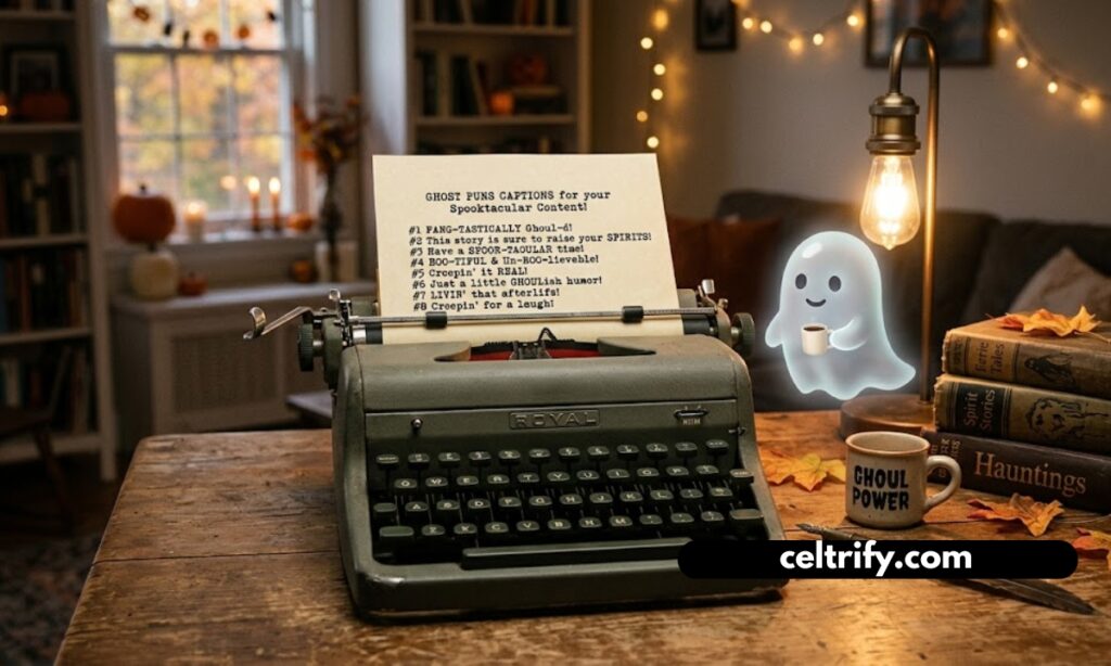 Ghost puns captions