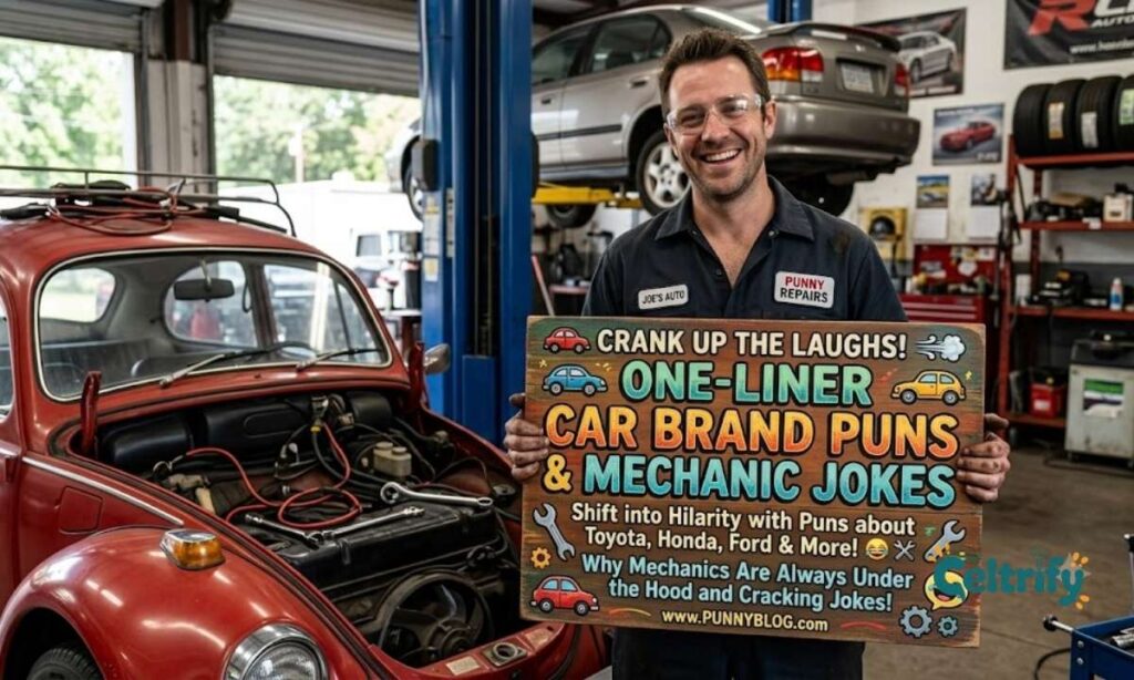 One-Liner Car Brand Puns & Mechanic Jokes