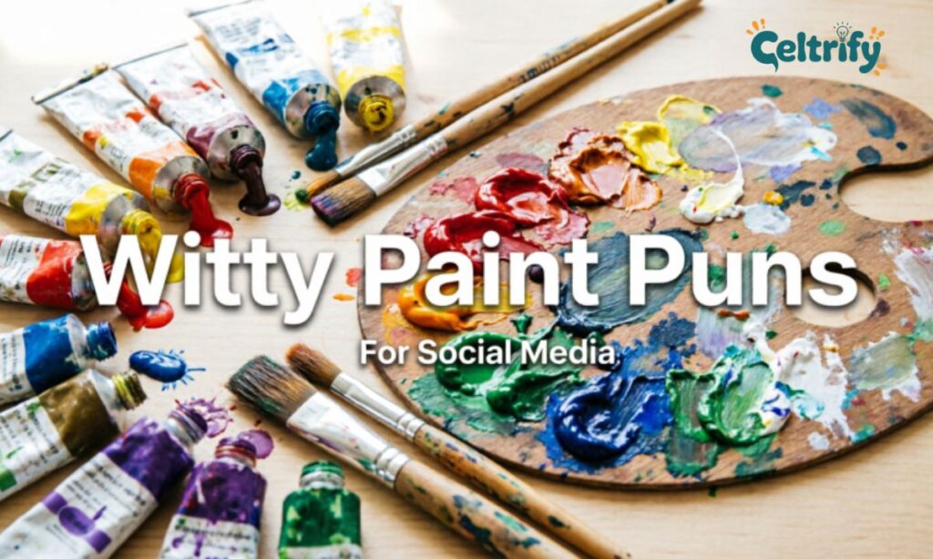 Witty Paint Puns for Social Media