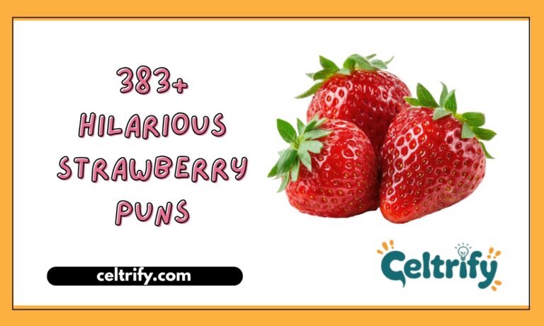 383+ Hilarious Strawberry Puns