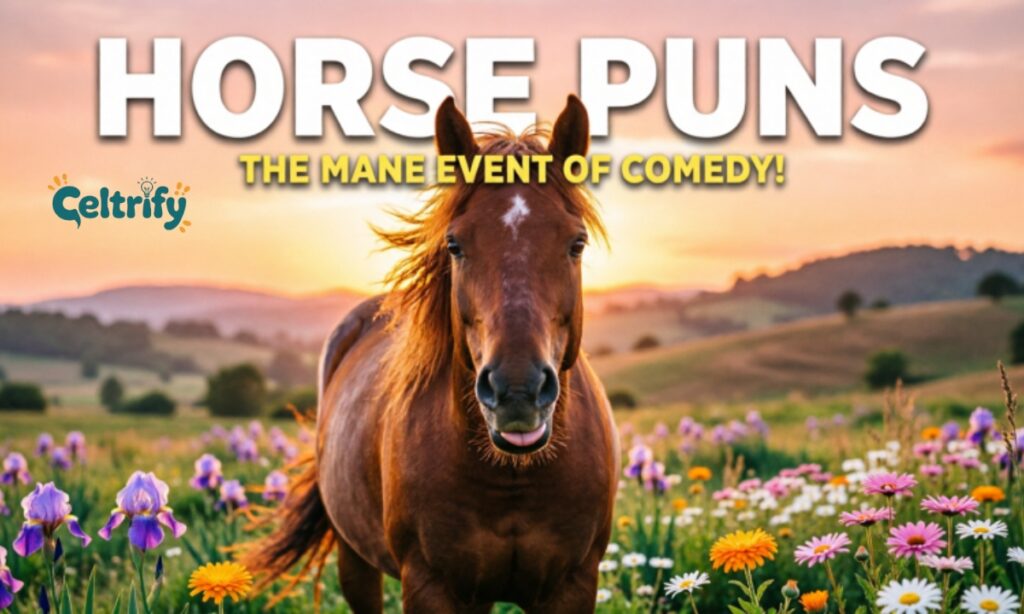 Horse puns captions