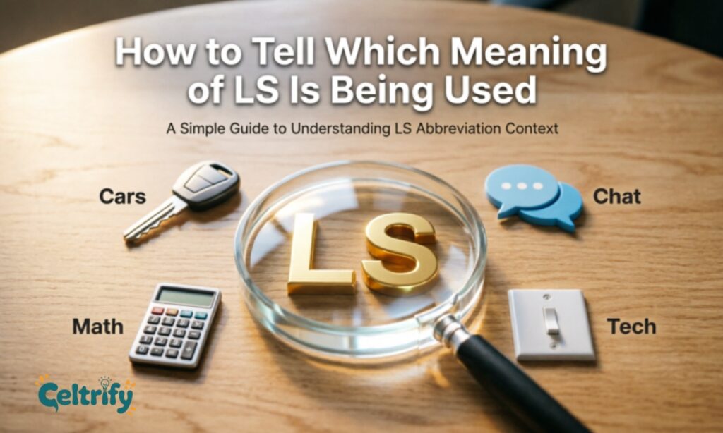 How to Tell Which Meaning of LS Is Being Used