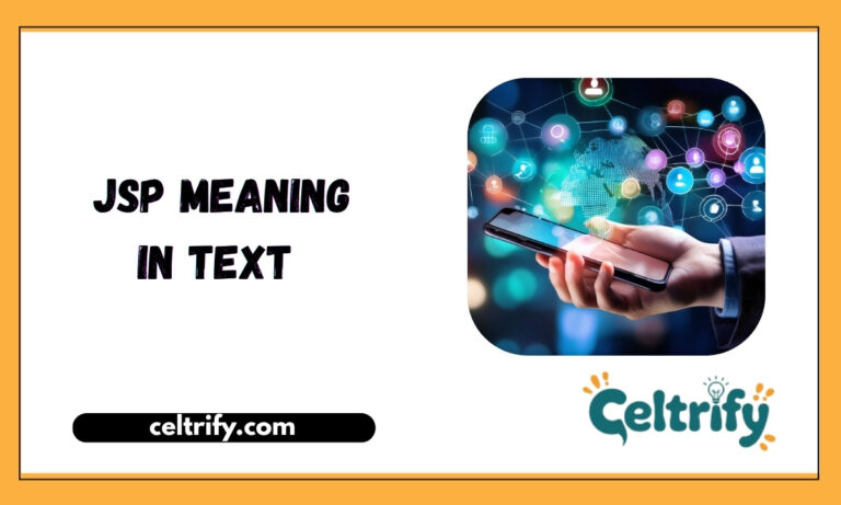 JSP Meaning in Text