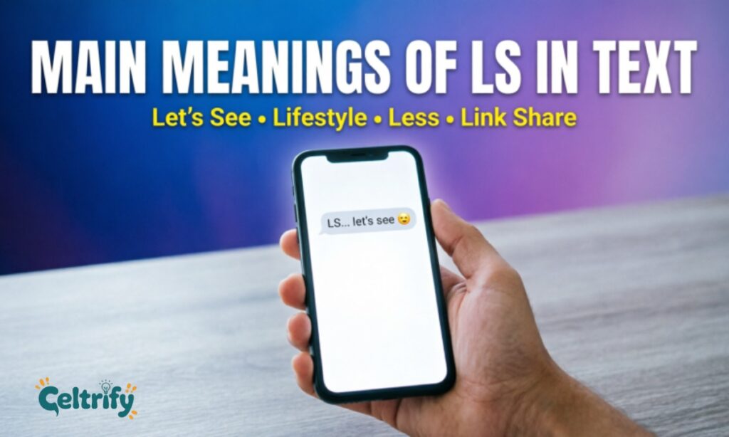 Main Meanings of LS in Text