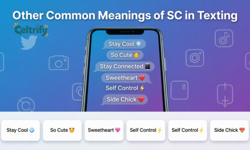 Other Common Meanings of SC in Texting
