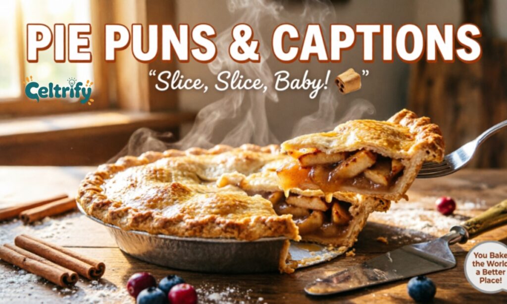 Pie puns captions
