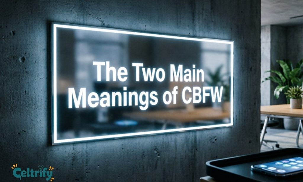 The Two Main Meanings of CBFW