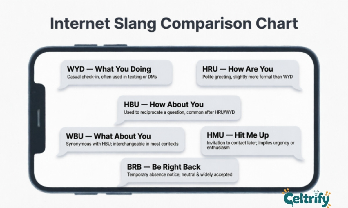 WYD vs Similar Slang Terms