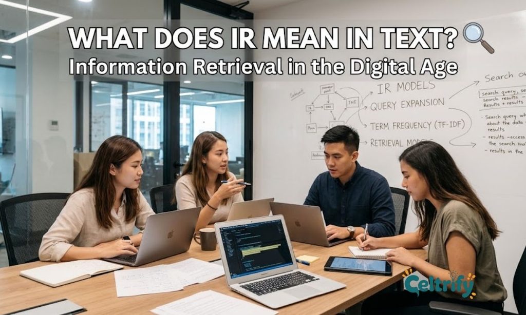 What Does IR Mean in Text